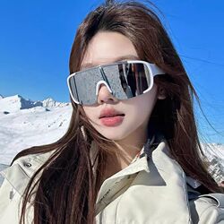 Mountaineering Goggles, Snow Mountain Anti-Uv, Men's and Women's Outdoor Sports, Wind and Sand Protection, Cycling Sunglasses, Mountain Climbing Sunglasses