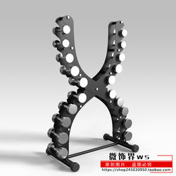 Pure Steel Dumbbell Rack Set Combination Fitness Home Barbell Rack Commercial Equipment Rack 10 Pairs