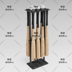 Baseball Equipment Rack, Bat, Glove, Helmet, Equipment Multi-Functional Storage Rack, Display Rack, Storage Rack