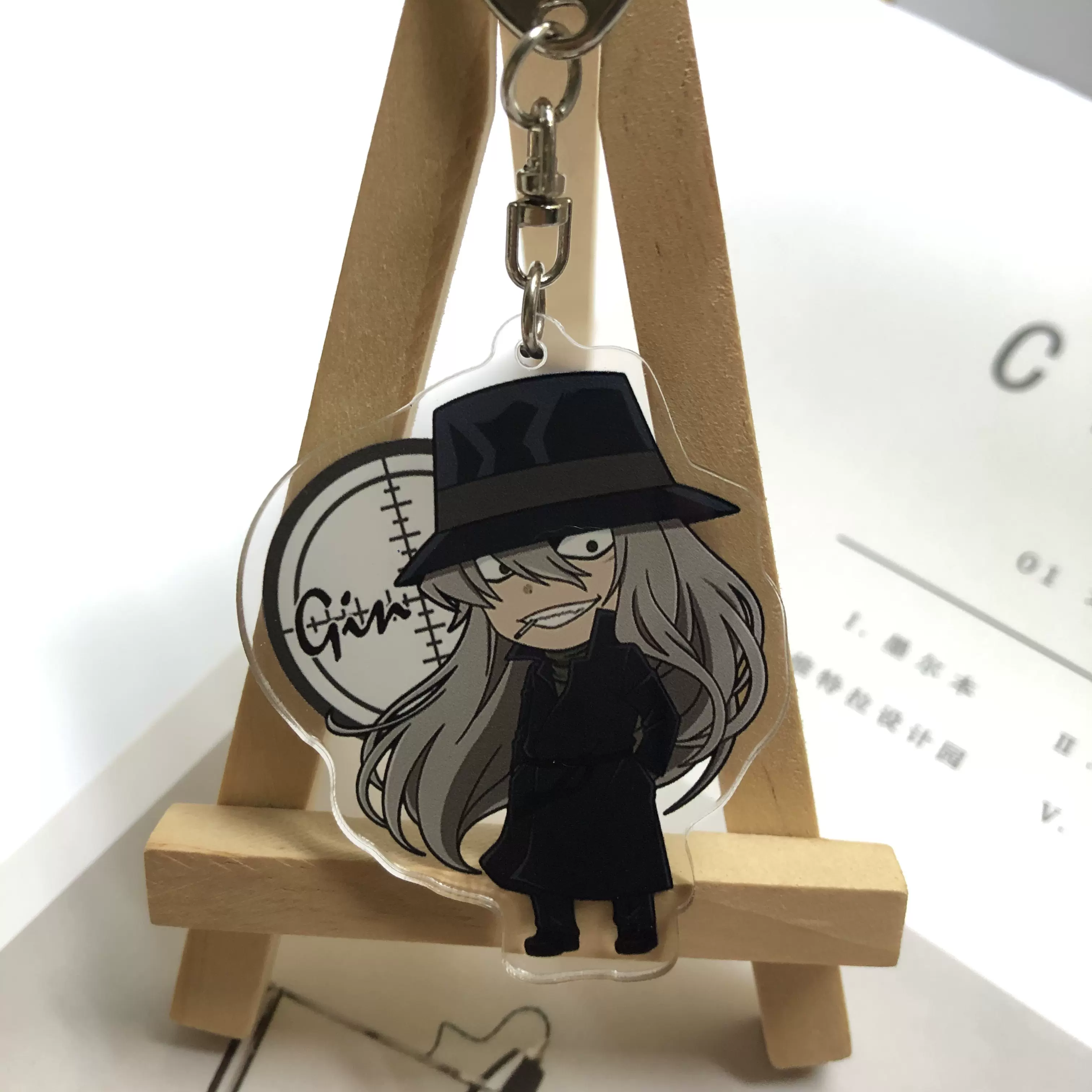 琴酒贝尔摩德周边钥匙扣赤井秀一安室透动漫挂件亚克力卡通