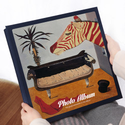 Large-Capacity Self-Adhesive 5inch 6inch Handmade DIY Photo Album Family Version Photo Album Baby Growth Commemorative Album Photo Album