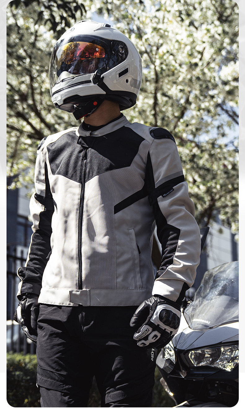 Tuta Moto Divisibile Rev'it ARGON 2 Nero Bianco Vendita Online - Foto 8