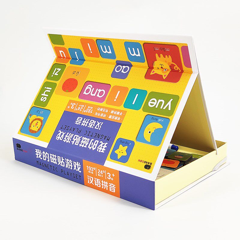 Učební sada Bosi Shanxue Pinyin - Magnetické písmenkové nálepky pro ...