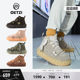 OETZI Iceman Oz jelly shoes winter high-top snow boots for women, fur integrated ugly shoes for men, the same style in shopping malls