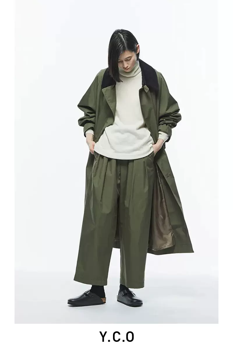 Yohji Yamamoto POUR HOMME Wool Gabardine Hakama Pants (Trousers