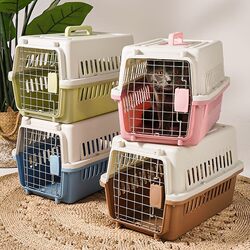 Popular Pet Supplies: Cat Travel Crate, Outdoor Portable Pet Carrier, Convenient Car Transport Box