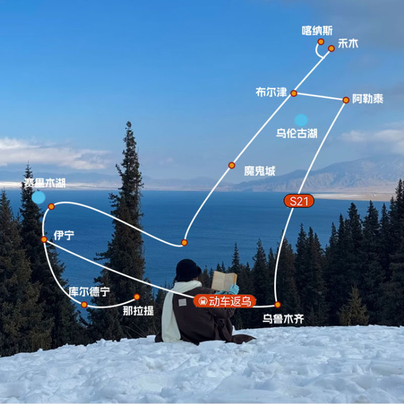 6天5晚6人纯玩小团阿勒泰禾木伊犁赛里木湖乌伦古湖世界魔鬼城