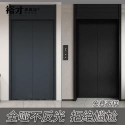 High-End Elevator Door Stickers for Single-Family Elevators, Elevator Cabin Film for Color Change, Non-Reflective, Anti-Peeping, Fire Protection
