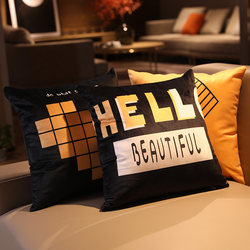 Nordic Throw Pillow Sofa Living Room Lumbar Support Cushion Car Lumbar Support Large Pillow Office Nap Pillow Headboard Backrest Cushion