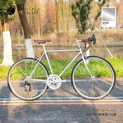 Kolor Kr205 Steel Frame Bent Handlebar Internet-Famous Retro Road Bike 14-Speed Manual Racing Bike
