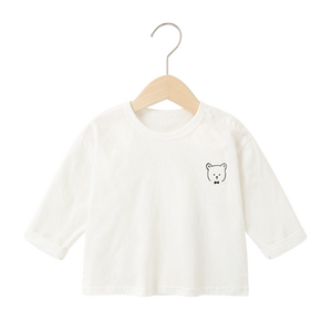 
Kaka Panda Spring and Autumn Baby Casual Long Sleeve T-shirt Spring and Autumn Boys and Girls Bottoming Shirt Children's Top