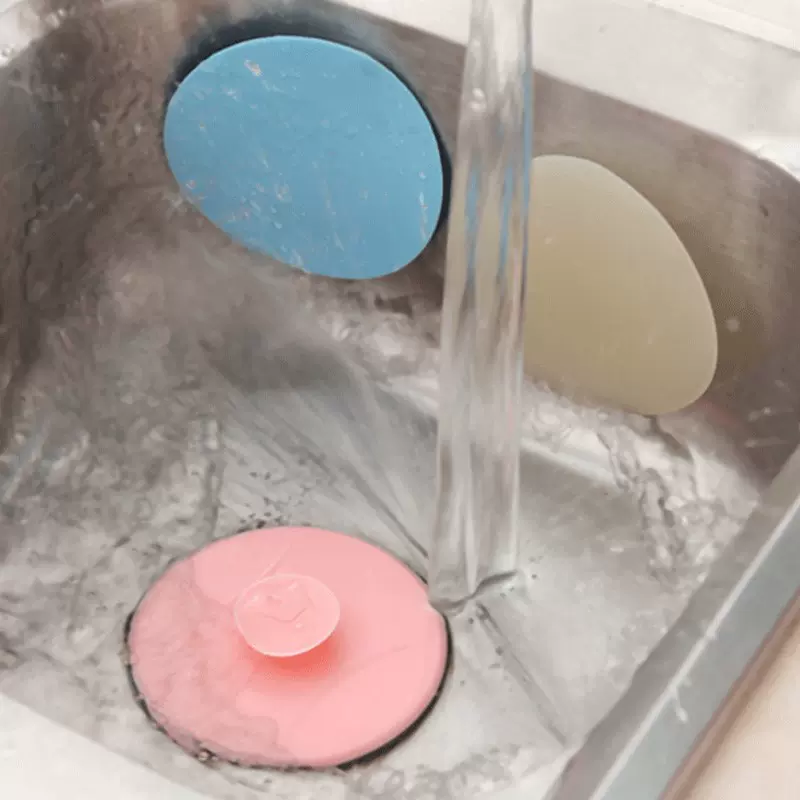 廚衛新款浴缸地漏石灰牆專用壁紙廚房帶吸盤水池水槽堵水