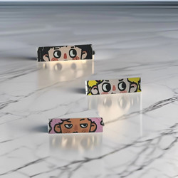 Phone Case with Invisible Metal Folding Stand, Adhesive, Personalized, Portable, Desktop, Cartoon, Internet Celebrity, Universal, Cute, Student