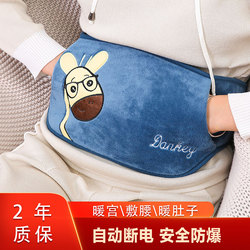 Hot Water Bottle Rechargeable Explosion-Proof Plush Cute Warm Water Bag for Women, Hot Compress for Waist and Abdomen, Genuine Hand Warmer