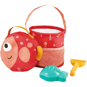 
[Self-operated] Hape Beach Toys Children's Sand Bucket Baby Playing with Sand Portable Folding Sand Bucket Set