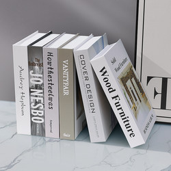 Modern Minimalist Fake Books, Simulated Book Ornaments, Room Bookcases, Desktop Home Decorations, Photography Props, Model Furnishings