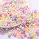 
Candy color ABS straight hole imitation pearl bracelet beading material Handmade DIY homemade earring necklace jewelry matching