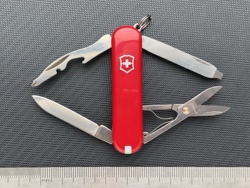 (modified) 58mm Swiss Army Knife 0.6385 Small Champion Change 0.6363 Happy School