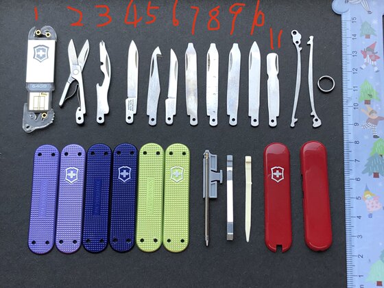 (Please contact the store owner before placing an order) 58mm Swiss Army Knife tools can be combined, modified and customized as required.
