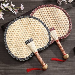 Handmade Summer Fan, Traditional Household Large Palm Fan, Durable Summer Fan for Children, Small Banana Fan, Baby Wheat Straw Fan