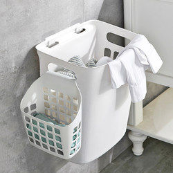 Non-Cat Litter Basket for Dirty Clothes, Wall-Mounted Household Storage Basket for Dirty Clothes, Bathroom Laundry Dirty Clothes Basket