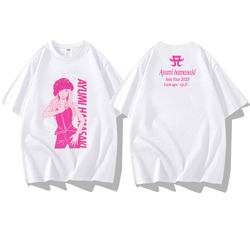 Hamasaki Step Concert Fan Support Same Style My All Short-Sleeved T-Shirt Clothes T-Shirt Half-Sleeved Bottoming Cultural Shirt