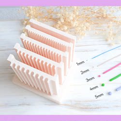 Two-In-One Clay Ball Roller Soft Pottery Ball-Making Tool with a Diameter of 1-5mm Jewelry Earring Clay Cutter