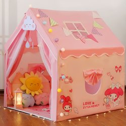 Children's My Melody Tent Indoor Play Castle Cartoon Melody Small Tent Toy House Small House for Girls to Sleep in