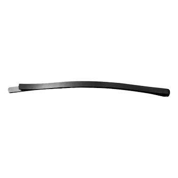 Black hair clip with fixed side bangs