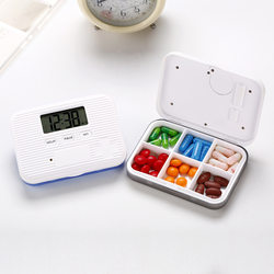 Forgetfulness Reminder for the Elderly: Electronic Pill Box for Taking Medication on Time, Portable Small Pill Box, Mini Version