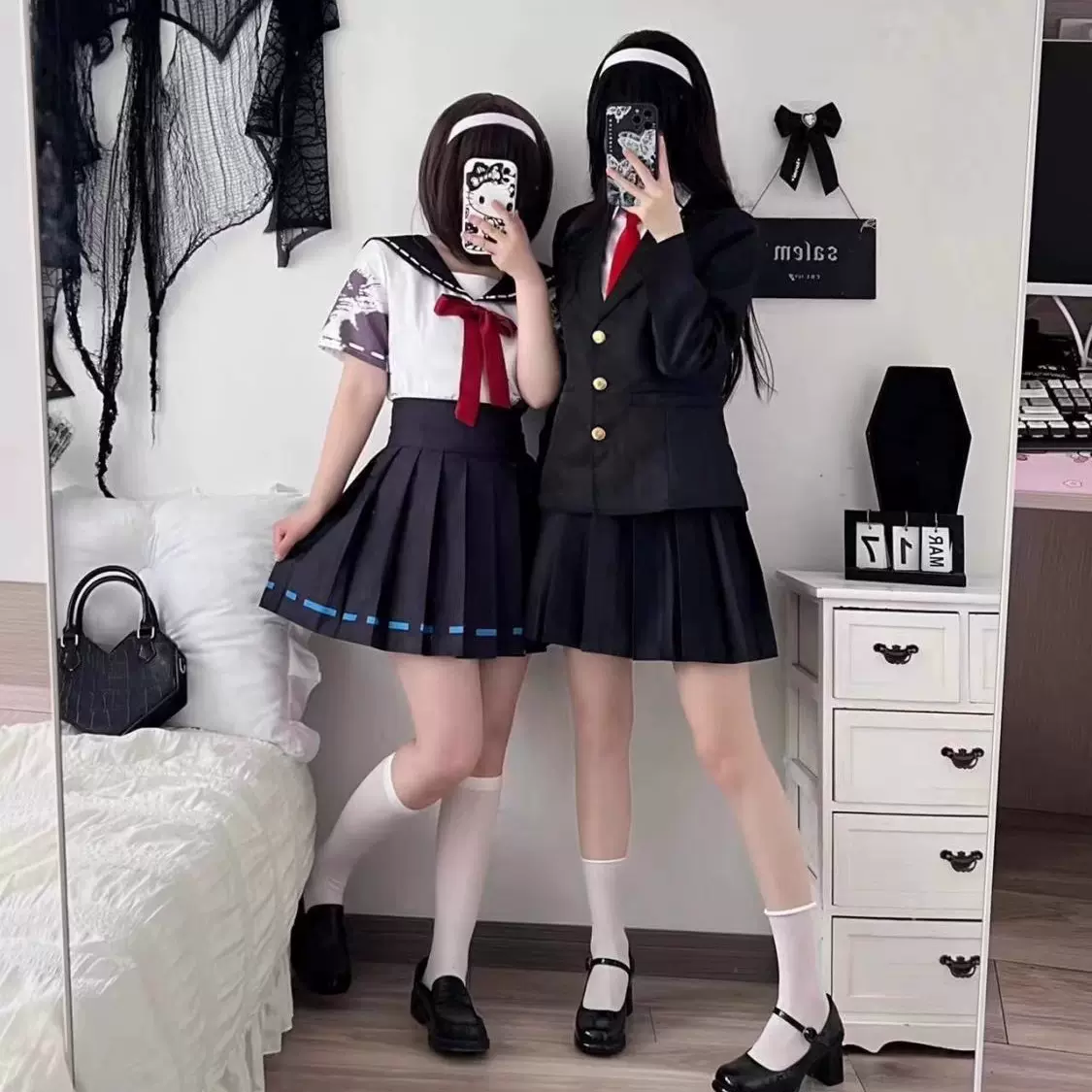 川上富江cos服第五人格梦之女巫信徒jk制服cosplay百褶裙动漫服装-Taobao Malaysia