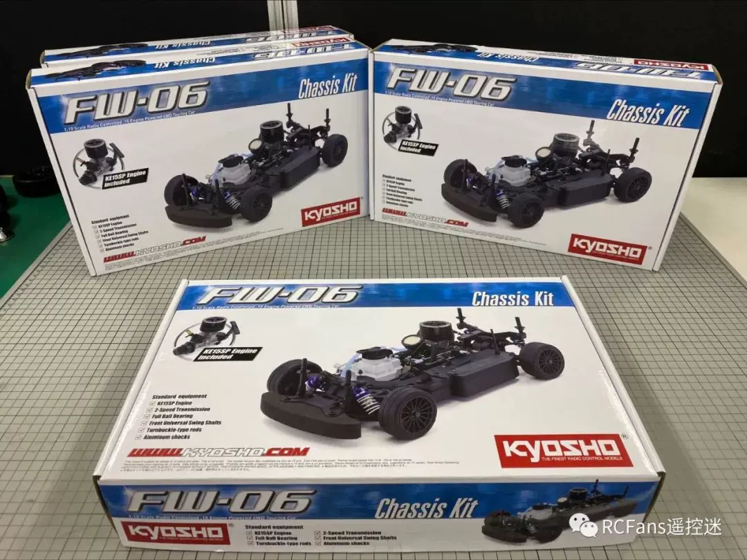 京商Kyosho 新款FW06 KIT版1/10油動遙控平路車散件33216 包郵-Taobao