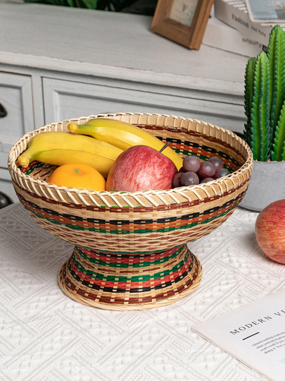 Relaxdays Centrotavola Portafrutta In Metallo, H X D 18 X 24 Cm - Foto 8