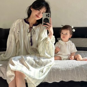 
French sexy satin nightdress pajamas for women 2026 new spring and winter high-end long ice silk home clothes