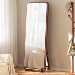 Second-Hand Full-Length Mirror, Floor-Standing Mirror, Home-Use Light Luxury High-End Mirror, Wall-Mounted Dressing Mirror, Girls' Bedroom Simple Fitting Mirror