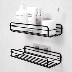 Bathroom Storage Rack, No-Drill Wall-Mounted Triangular Shelf for Toilet, Restroom, Bathroom Sink, and Cosmetics Organizer