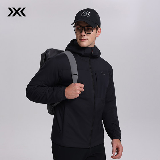 
X-BIONIC Beaver 80g Gold Label P Cotton Warm Hooded Cotton Jacket for Men (B2) Autumn and Winter Hiking Men's Cotton Jacket