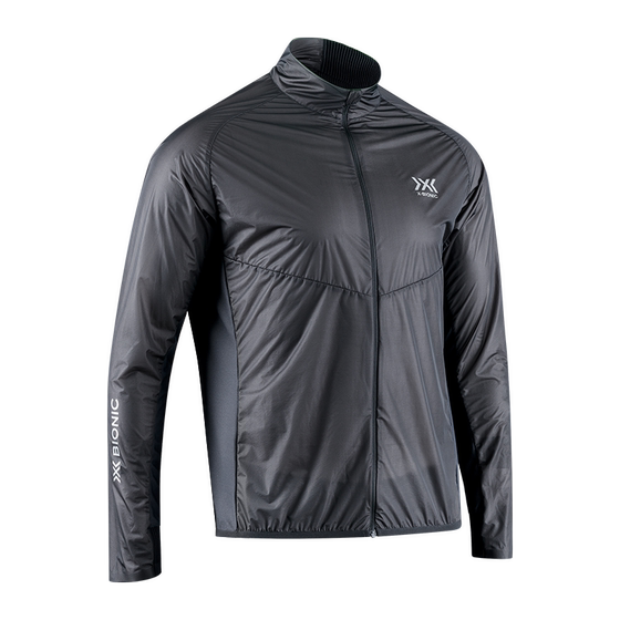 
X-BIONIC Streamlined Men's Running Sport Jacket Summer Cool and Breathable Skin Repellent Skin Skin Clothes