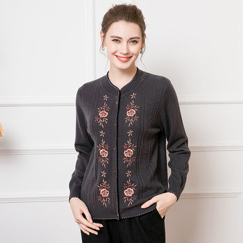 Popularity of the years wool cardigan temperament is versatile and warm
