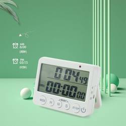 Kitchen Multi-Function Timer, Student-Specific Clock, Alarm Clock, Three-In-One Reminder with Sound, Light, Vibration, Baking