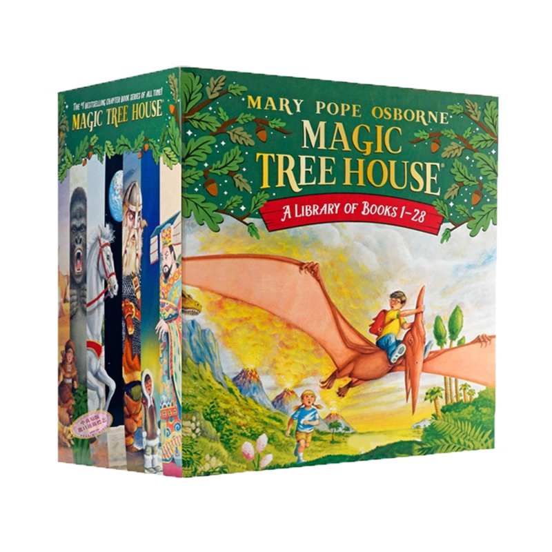 赠资源】The Magic Tree House 神奇树屋第一季1-28册盒装英文原版桥梁 