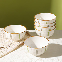 Huaizhen Fresh Rice Bowl for Home Use 2026 New Model Underglaze Color Particularly Beautiful Tableware Small Bowl Ceramic Eating Bowl