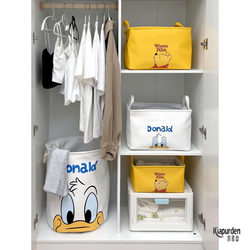 Disney Clothing Storage Box, Large Capacity, Foldable Fabric Clothing and Quilt Organizing Basket, Toy and Miscellaneous Storage Bag