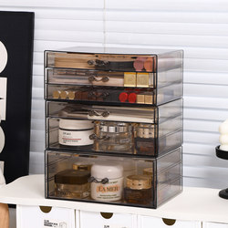 Cosmetics Storage Box, Drawer-Type Dust-Proof Storage Cabinet, Makeup Table, Makeup Lipstick, Skin Care Products, Acrylic Storage Rack