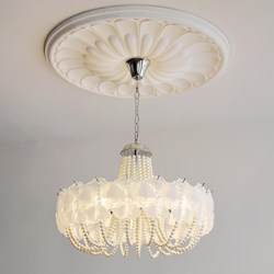 French-Style Chandelier, Warm and Romantic, 2025 New Cream-Style Living Room Main Light, Bedroom, Study, Dining Room, Children's Room, Eye Protection