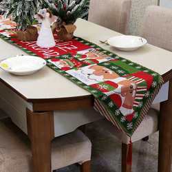 New Christmas knitted cloth table runner creative Christmas tablecloth table decoration home decoration home decoration supplies