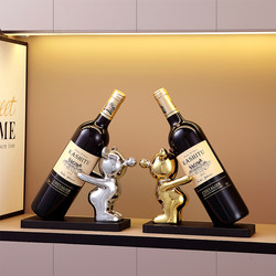 Violent Bear Creative Wine Rack Light Luxury Ornament High-End Home Living Room Tv Cabinet Wine Cabinet Decoration Housewarming Gift