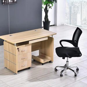 Working desk minimalist staff computer desk manager table double table single -person financial desk desk with drawer desk
