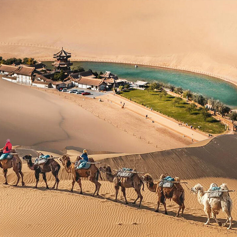 2-7人小团 青甘大环线8天7晚跟团游敦煌旅游飞天旅拍沙漠露营