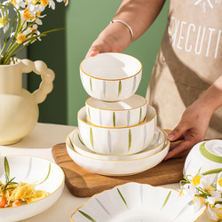 Underglaze Ceramic Rice Bowl for Home Use, 2025 New Model, High Aesthetic Value, Good-Looking Personal-Use Small Bowl